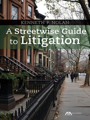 cover image of A Streetwise Guide to Litigation